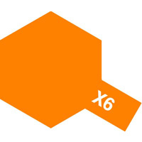 Tamiya Enamel X-6 Orange 10mL Paint 80006