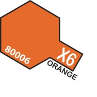 Tamiya Enamel X-6 Orange 10mL Paint 80006