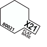 Tamiya Enamel X-21 Flat Base 10mL Paint 80021