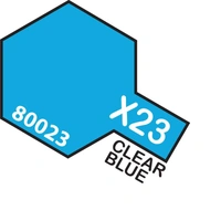 Tamiya Enamel X-23 Clear Blue 10mL Paint 80023
