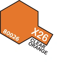 Tamiya Enamel X-26 Clear Orange 10mL Paint 80026