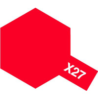 Tamiya Enamel X-27 Clear Red 10mL Paint 80027