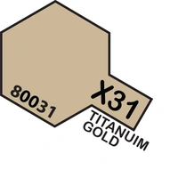 Tamiya Enamel X-31 Titanium Gold 10mL Paint 80031