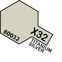 Tamiya Enamel X-32 Titanium Silver 10mL Paint 80032