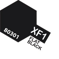 Tamiya Enamel XF-1 Flat Black 10mL Paint 80301