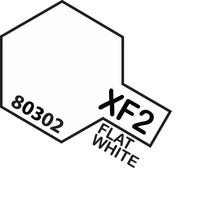 Tamiya Enamel XF-2 Flat White 10mL Paint 80302