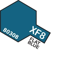 Tamiya Enamel XF-8 Flat Blue 10mL Paint 80308