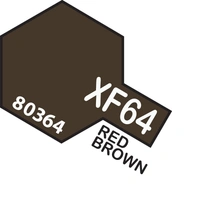 Tamiya Enamel XF-64 Red Brown 10mL Paint 80364