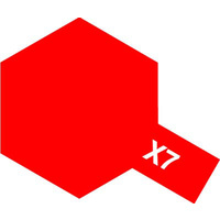 Tamiya Acrylic Mini X-7 Red 10mL Paint 81507