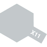 Tamiya Acrylic Mini X-11 Chrome Silver 10mL Paint 81511