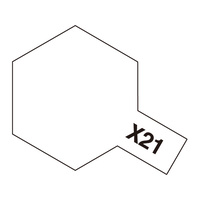 Tamiya Acrylic Mini X-21 Flat Base 10mL Paint 81521