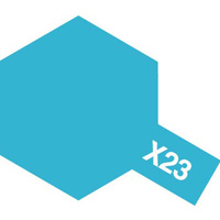 Tamiya Acrylic Mini X-23 Clear Blue 10mL Paint 81523