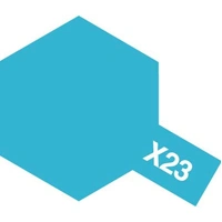 Tamiya Acrylic Mini X-23 Clear Blue 10mL Paint 81523