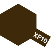 Tamiya Acrylic Mini XF-10 Flat Brown 10mL Paint 81710