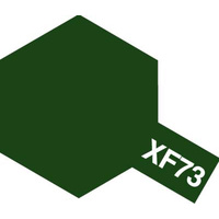 Tamiya Acrylic Mini XF-73 Dark Green Colour (Ground Self Defense Force) 10mL Paint 81773