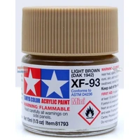 Tamiya Acrylic Mini XF-93 Light Brown 10mL Paint 81793
