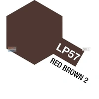 Tamiya Colour Lacquer LP-57 Red Brown 2 10mL Paint 82157