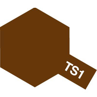 Tamiya Spray Colour TS-1 Red Brown 100mL Paint 85001