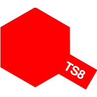 Tamiya Spray Colour TS-8 Italian Red 100mL Paint 85008