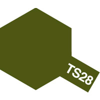Tamiya Spray Colour TS-28 Olive Drab 2 100mL Paint 85028