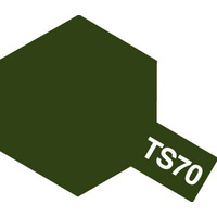 Tamiya Spray Colour TS-70 Olive Drab Colour (Ground Self Defense Force) 100mL Paint 85070
