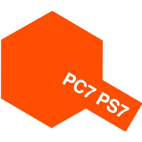 Tamiya Polycarbonate Spray PS-7 Orange 100mL Paint 86007