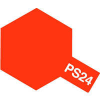 Tamiya Polycarbonate Spray PS-24 Fluorescent Orange 100mL Paint 86024