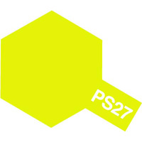Tamiya Polycarbonate Spray PS-27 Fluorescent Yellow 100mL Paint 86027