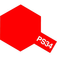 Tamiya Polycarbonate Spray PS-34 Bright Red 100mL Paint 86034