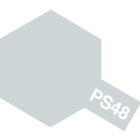 Tamiya Polycarbonate Spray PS-48 Satin Silver Alumite 100mL Paint 86048