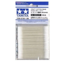 Tamiya Craft Cotton Swab (Round,Small*50pcs) 87104
