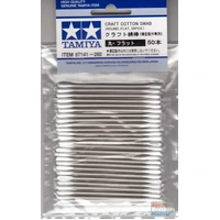 Tamiya Craft Cotton Swab (Round,Flat*50pcs) 87141