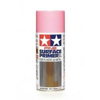 Tamiya 180mL Fine Surface Primer (Pink) 87146