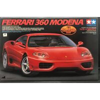 Tamiya 1/24 Ferrari 360 Modena Metal Plated Body Plastic Model Kit 89595