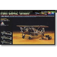 Tamiya 1/48 Fiat CR42 Night Attacker "Luftwaffe" Plastic Model Kit