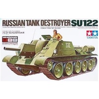 Tamiya 1/35 Russian Tank Destroyer SU-122 Plastic Model Kit