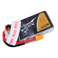 Tattu 650mAh 75C 11.1V Soft Case Lipo Battery (XT30 Plug)