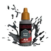 The Army Painter Warpaints Air: Raven Black - 18ml Acrylic Paint