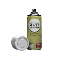 The Army Painter Base Primer - Anti-Shine, Matt Varnish - 400ml Spray Paint