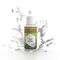 The Army Painter Warpaints: Matt White - 18ml Acrylic Paint