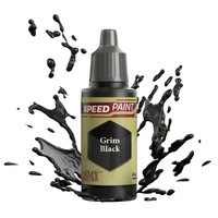 The Army Painter Speedpaint: Grim Black - 18ml Acrylic Paint
