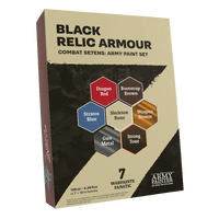 The Army Painter Combat Se7ens: Black Relic Armour Acrylic Paint Set
