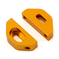 Team Durango Aluminium Split Suspension Hanger Gold (2pcs)