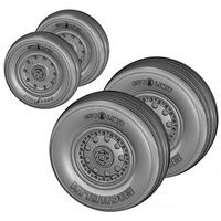 True Details 1/48 McDonnell F-4S/J PHANTOM wheel set TDP48201