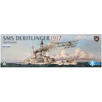Takom 1/700 SMS Derfflinger 1917 (Waterline) w/3D printed FF-33E Plastic Model Kit [SP-7039]