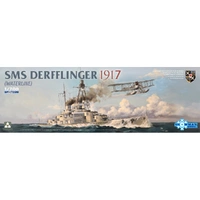 Takom 1/700 SMS Derfflinger 1917 (Waterline) w/3D printed FF-33E Plastic Model Kit [SP-7039]