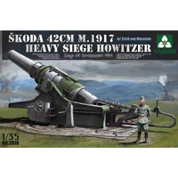 Takom 1/35 S?koda 42cm M.1917 Heavy Siege Howitzer with Erich von Manstein Plastic Model Kit [2018]
