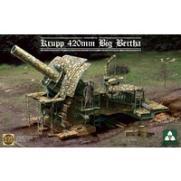 Takom 1/35 German Empire 420mm Big Bertha Siege Howitzer Plastic Model Kit [2035]