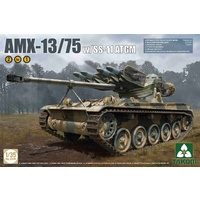 Takom 1/35 French Light Tank AMX-13/75 with SS-11 ATGM 2 in 1 Plastic Model Kit 2038