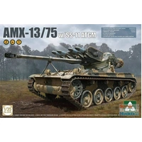 Takom 1/35 French Light Tank AMX-13/75 with SS-11 ATGM 2 in 1 Plastic Model Kit 2038